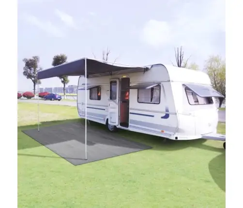 Telts Paklājs, 250X600 Cm, Gaiši Pelēks Vidaxl