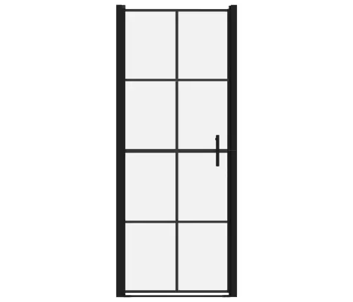 Dušas Durvis, Rūdīts Stikls, 81X195 Cm, Melnas Vidaxl