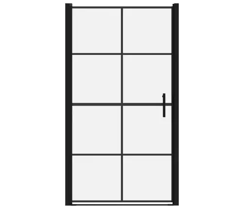 Dušas Durvis, Rūdīts Stikls, 100X178 Cm, Melnas Vidaxl