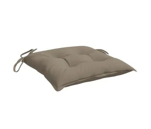 Kėdės Pagalvėlės, 4Vnt., Taupe, 40X40X7cm Oksfordo Audinys