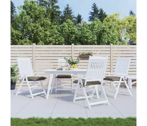 Dārza Krēslu Spilveni, 4 Gab., Pelēkbrūni, 50X50X7 Cm, Audums Vidaxl