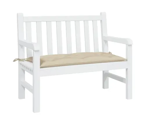 Dārza Sola Matracis, 100X50X7 Cm, Audums, Bēšs Vidaxl