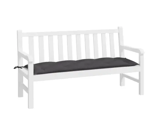 Dārza Sola Matracis, 150X50X7 Cm, Audums, Antracītpelēks Vidaxl