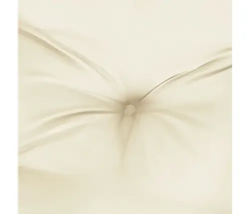 Dārza Sola Matracis, 180X50X7 Cm, Krēmbalts Audums Vidaxl