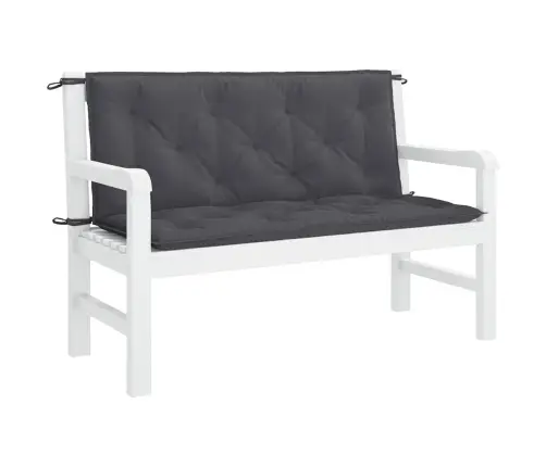 Sodo Suoliuko Pagalvėlė, Antracito, 120X(50+50)X7cm Audinys