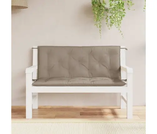 Dārza Sola Matracis, 120X(50+50)X7 Cm, Audums, Pelēkbrūns Vidaxl