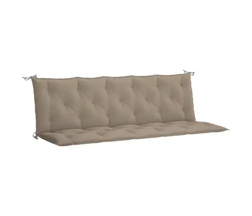 Dārza Sola Matracis, 180X(50+50)X7 Cm, Audums, Pelēkbrūns Vidaxl