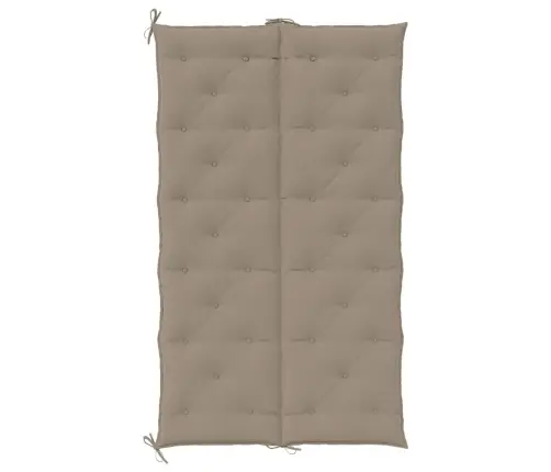 Dārza Sola Matracis, 180X(50+50)X7 Cm, Audums, Pelēkbrūns Vidaxl