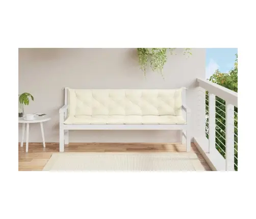 Sodo Suoliuko Pagalvėlė, Kreminė, 200X(50+50)X7cm Audinys