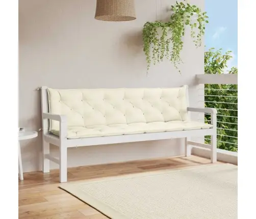 Sodo Suoliuko Pagalvėlė, Kreminė, 200X(50+50)X7cm Audinys