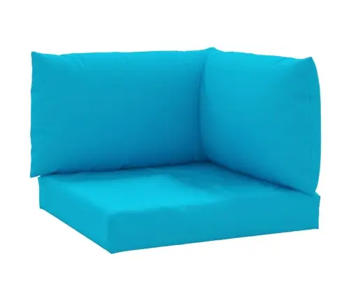 Palešu Spilveni, 3 Gab., Gaiši Zils Oksforda Audums Vidaxl