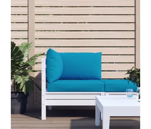 Palešu Spilveni, 3 Gab., Gaiši Zils Oksforda Audums Vidaxl