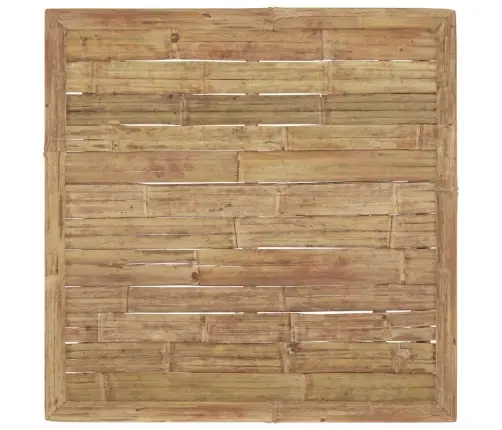 2-Osaline Aiamööblikomplekt Tumehallide Patjadega, Bambus