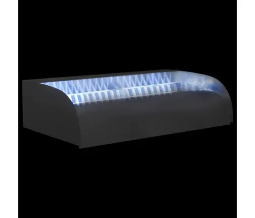 Ūdenskritums Ar Led, 60X34X14 Cm, Nerūsējošs Tērauds 304 Vidaxl