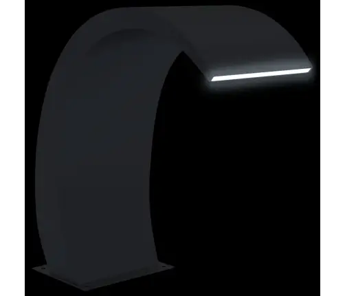 Baseina Strūklaka Ar Led, 22X60X70 Cm, Nerūsējošs Tērauds 304 Vidaxl