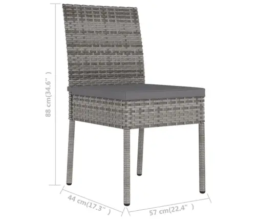 Aia Söögitoolid 2 Tk Polürotang Hall