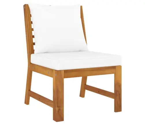 4-Daļīgs Dārza Atpūtas Mēbeļu Komplekts Ar Matračiem, Akācija Vidaxl