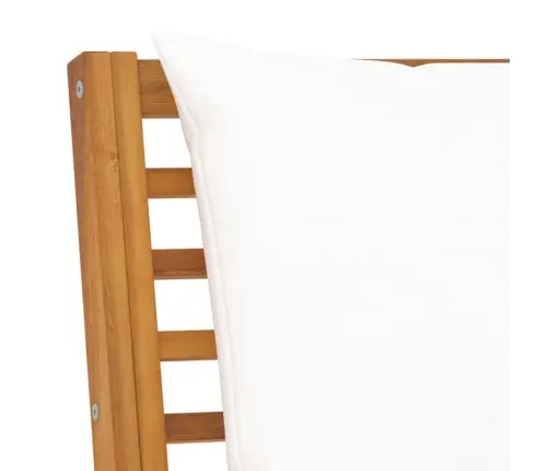 4-Daļīgs Dārza Atpūtas Mēbeļu Komplekts Ar Matračiem, Akācija Vidaxl