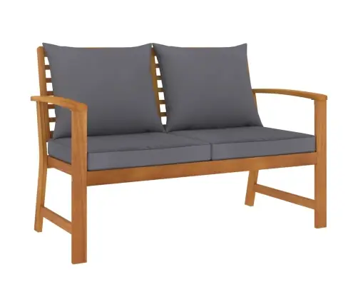 5-Daļīgs Dārza Atpūtas Mēbeļu Komplekts Ar Matračiem, Akācija Vidaxl