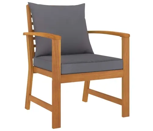 5-Daļīgs Dārza Atpūtas Mēbeļu Komplekts Ar Matračiem, Akācija Vidaxl