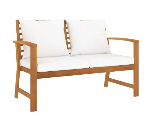 3-Daļīgs Dārza Atpūtas Mēbeļu Komplekts Ar Matračiem, Akācija Vidaxl