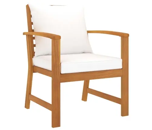 Sodo Baldų Komplektas Su Pagalvėmis, 5 Dalių, Akacijos Masyvas