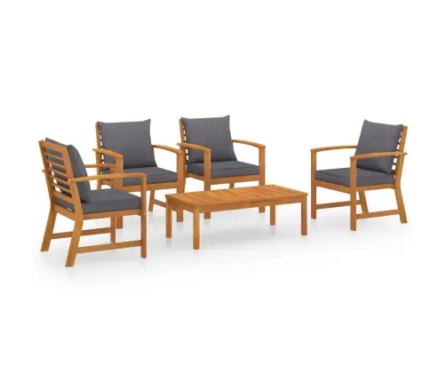 5-Osaline Aiadiivanikomplekt Patjadega, Akaatsiapuit