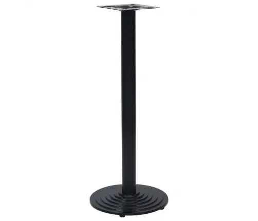 Bistro Galda Kāja Melna Ø43X107 Cm Čuguns Vidaxl