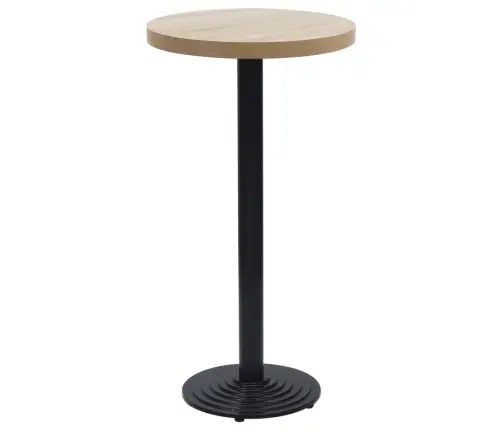 Bistro Galda Kāja Melna Ø43X107 Cm Čuguns Vidaxl