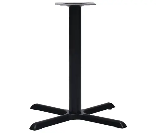 Bistro Galda Kāja Melna 76X76X72 Cm Čuguns Vidaxl