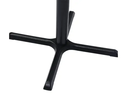 Bistro Galda Kāja Melna 76X76X72 Cm Čuguns Vidaxl