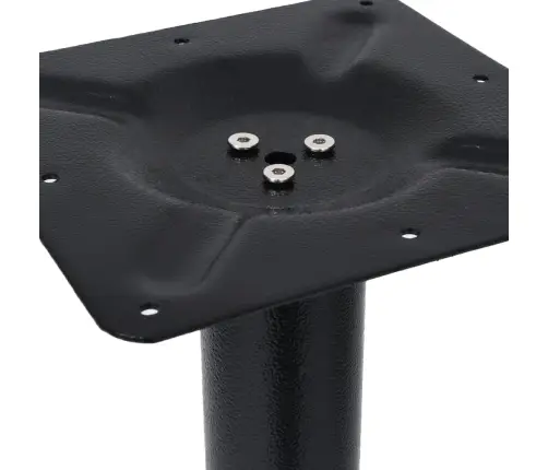 Bistro Galda Kāja Melna 76X76X72 Cm Čuguns Vidaxl