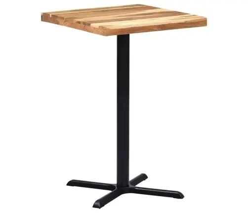 Bistro Galda Kāja, 76X76X107 Cm, Melns Čuguns Vidaxl