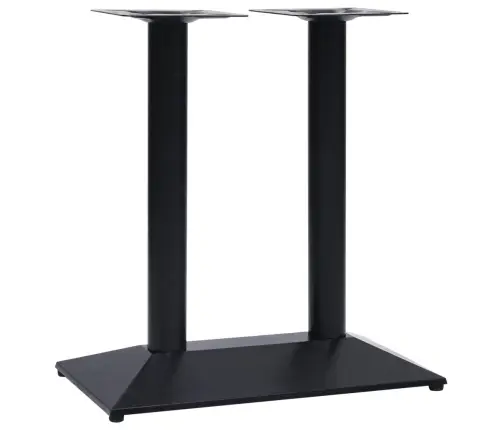 Bistro Galda Kāja Melna 70X40X72 Cm Čuguns Vidaxl