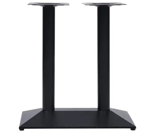 Bistro Galda Kāja Melna 70X40X72 Cm Čuguns Vidaxl