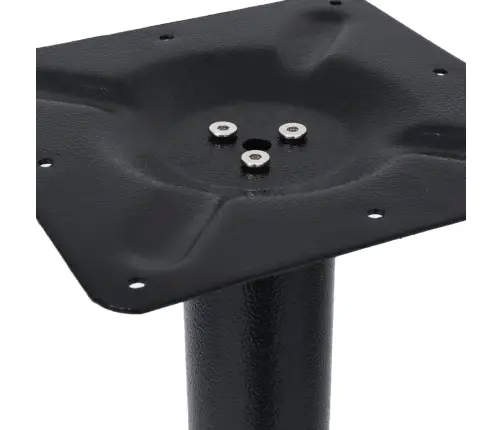 Bistro Galda Kāja Melna 70X40X72 Cm Čuguns Vidaxl