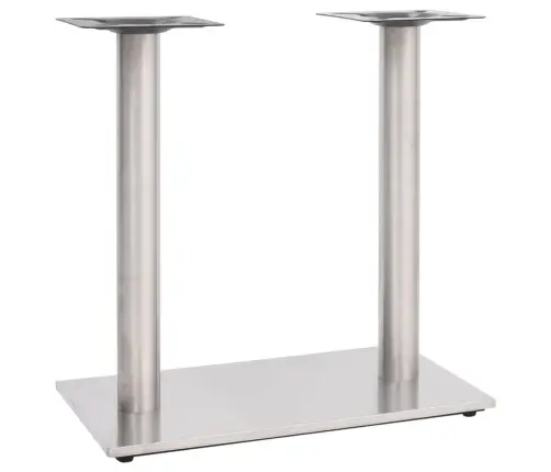 Bistro Galda Kāja, 70X40X72 Cm, Sudrabaina, Nerūsējošs Tērauds Vidaxl