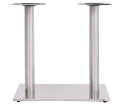 Bistro Galda Kāja, 70X40X72 Cm, Sudrabaina, Nerūsējošs Tērauds Vidaxl
