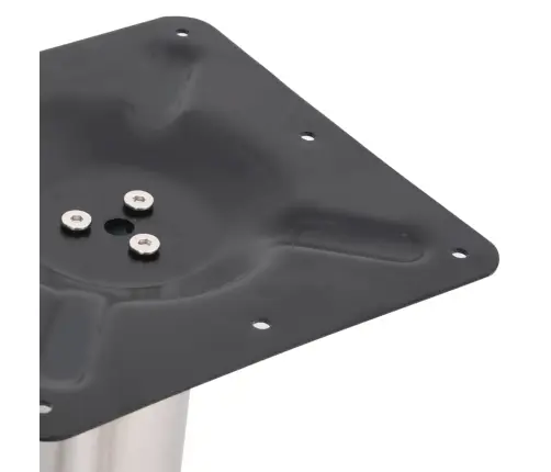 Bistro Galda Kāja, 70X40X72 Cm, Sudrabaina, Nerūsējošs Tērauds Vidaxl