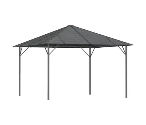 Pavėsinė Su Stogu, Antracito Spalvos, 3X3M