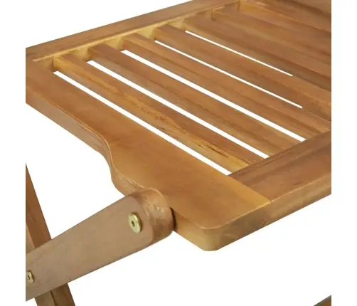 4-Daļīgs Bistro Mēbeļu Komplekts, Akācijas Masīvkoks Vidaxl