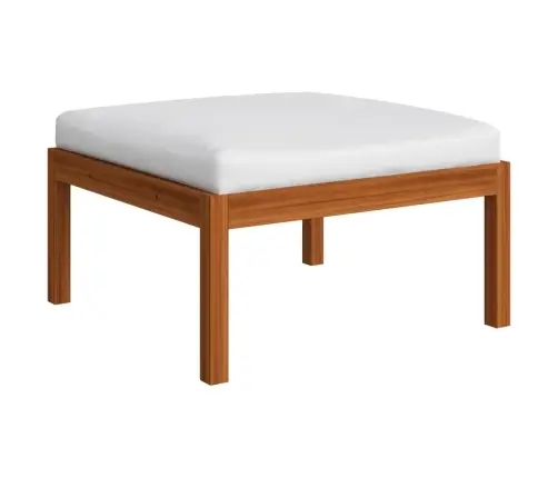 7-Osaline Aiamööblikomplekt Patjadega, Kreemikaspuidust, Akaatsia Ja Köis