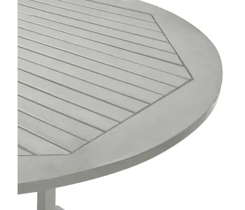 5-Daļīgs Dārza Mēbeļu Komplekts, (150-200) X 100 Cm, Masīvs Akācijas Koks, Pelēks Vidaxl