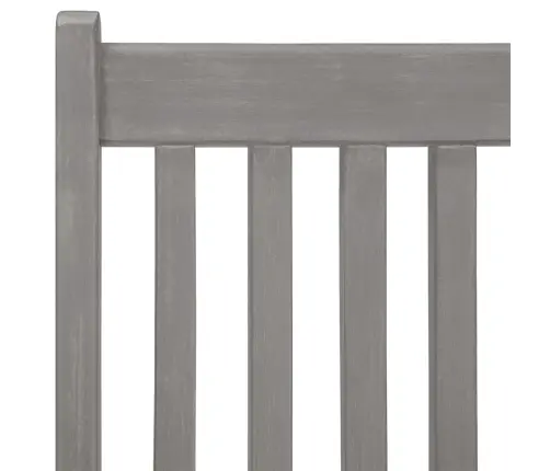 5-Daļīgs Dārza Mēbeļu Komplekts, (150-200) X 100 Cm, Masīvs Akācijas Koks, Pelēks Vidaxl