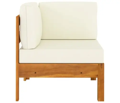 5-Osaline Aiamööblikomplekt Patjadega, 100 X 60 cm Akaatsiapuit