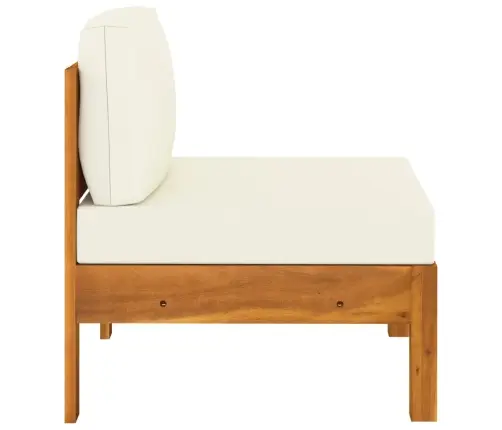 5-Osaline Aiamööblikomplekt Patjadega, 100 X 60 cm Akaatsiapuit