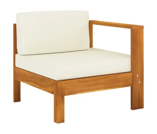 7 Daļu Dārza Atpūtas Mēbeļu Komplekts Ar Spilveniem, 100X60 Cm, Akācijas Koks Vidaxl