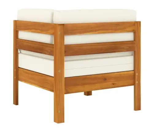 8 Dalių Sodo Poilsio Baldų Komplektas Su Pagalvėlėmis, 100X60 cm Akacijos Mediena