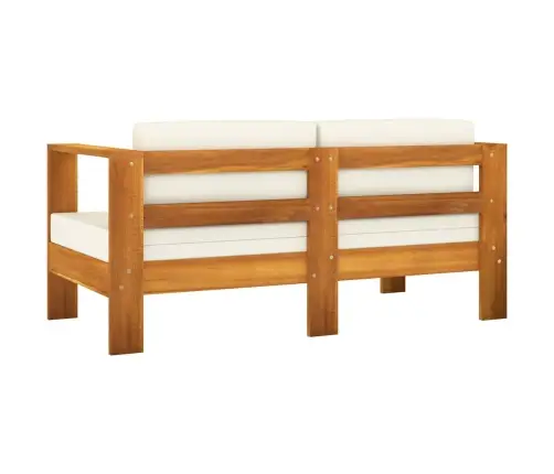 8 Dalių Sodo Poilsio Baldų Komplektas Su Pagalvėlėmis, 100X60 cm Akacijos Mediena