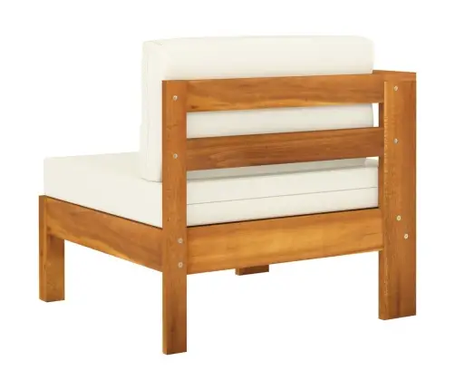 8 Dalių Sodo Poilsio Baldų Komplektas Su Pagalvėlėmis, 100X60 cm Akacijos Mediena